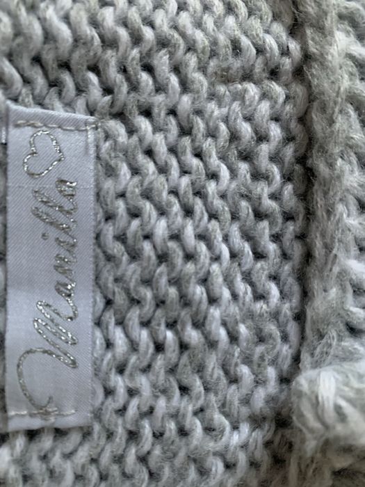 Sukienka szara włoska dzianina XL