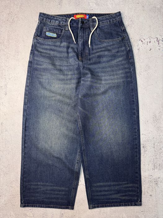 Штани Empyre Ultra Wide Leg Bronco Wash 30(S) Темно Сині
