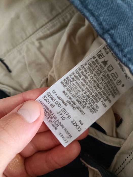 Spodnie Levi's Levis Sanforized Tab Twills chinosy 501 511