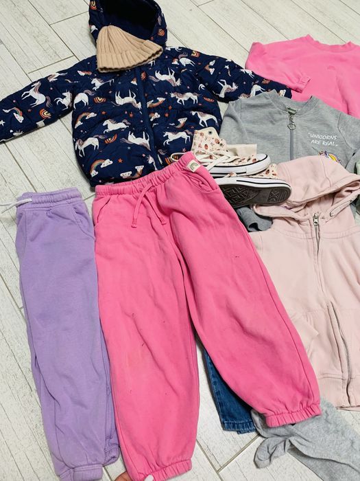 Набір теплих речей на дівчинку 3-4 роки