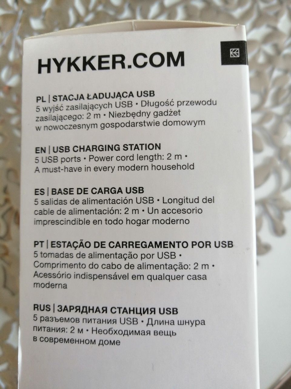 Stacja ładująca USB 5 urządzeń