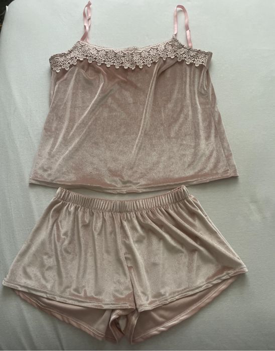 Пижама комплект майка шорты велюр бархат