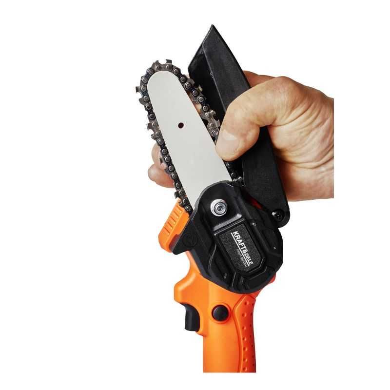 AKUMULATOROWA piła łańcuchowa 4" mini pilarka 4 cale 21V 1.5Ah ZESTAW