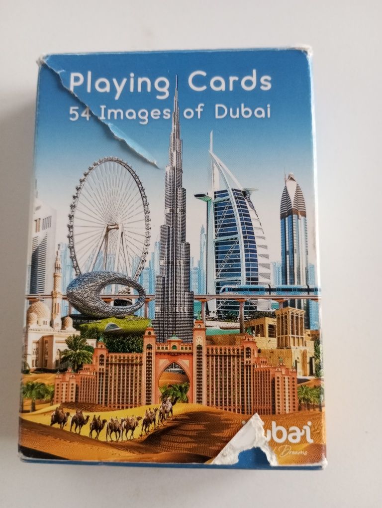 Karty do gry 54 sztuki Dubaj