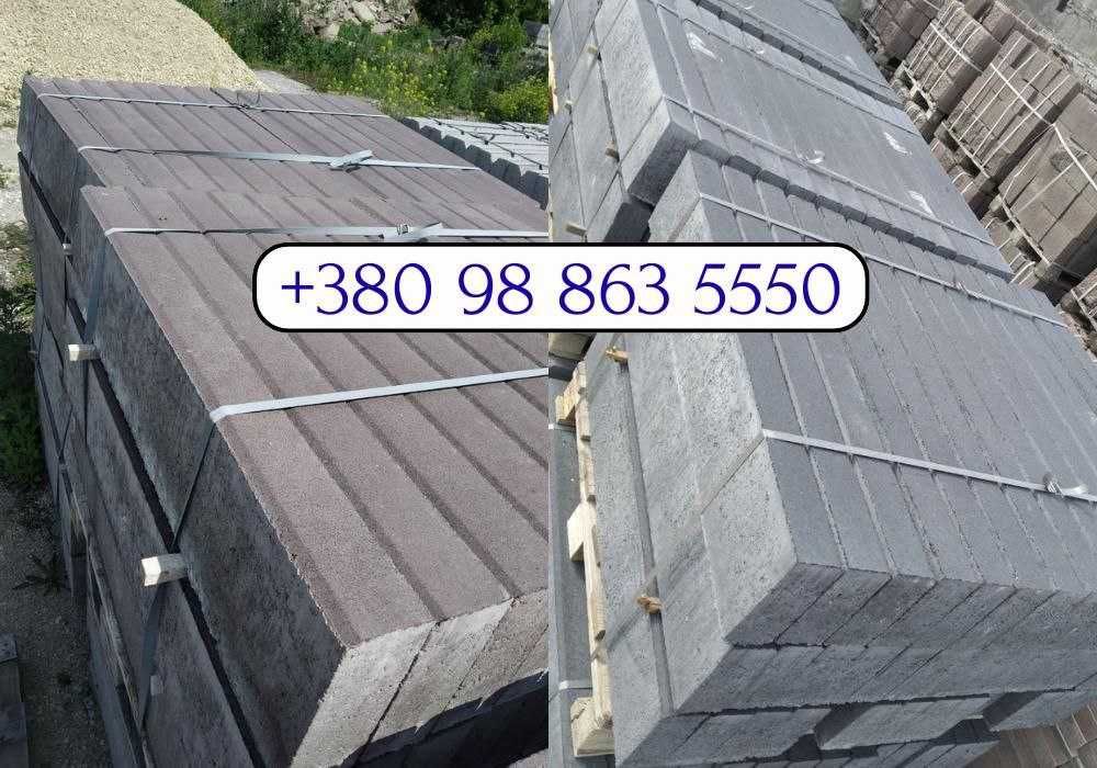 ПРОДАЖ будівельних блоків, бруківки, бетонних кілець, кришок Гусятин