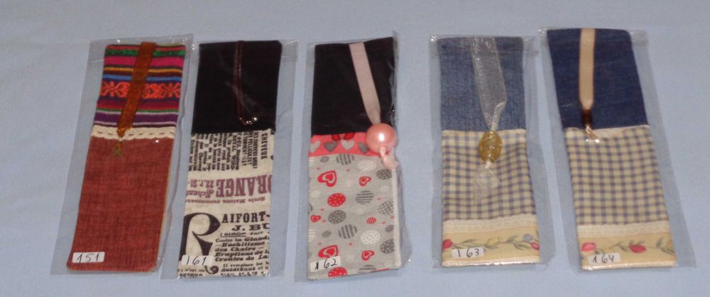 Marcadores para livros em tecido (NOVOS)