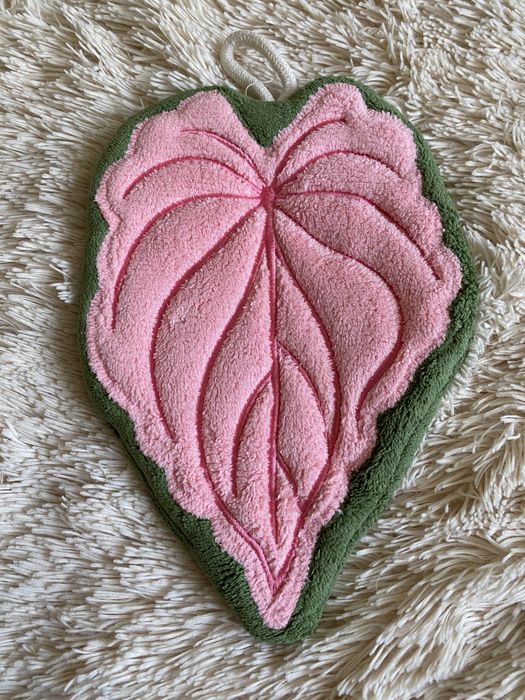 Бегонія.М'які рушники-листочки з мікрофібри-стиль та затишок у ванній