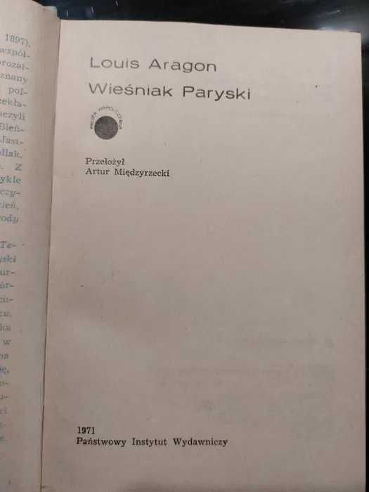 Louis Aragon - Piękne dzielnice, Wieśniak paryski, Wielki tydzień