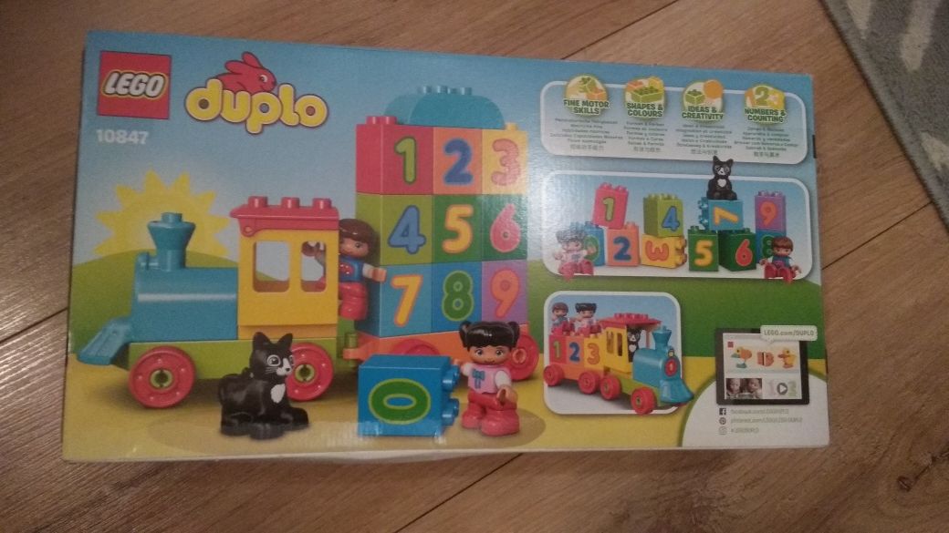 NOWE LEGO Duplo 10847 kolorowy pociąg z cyferkami