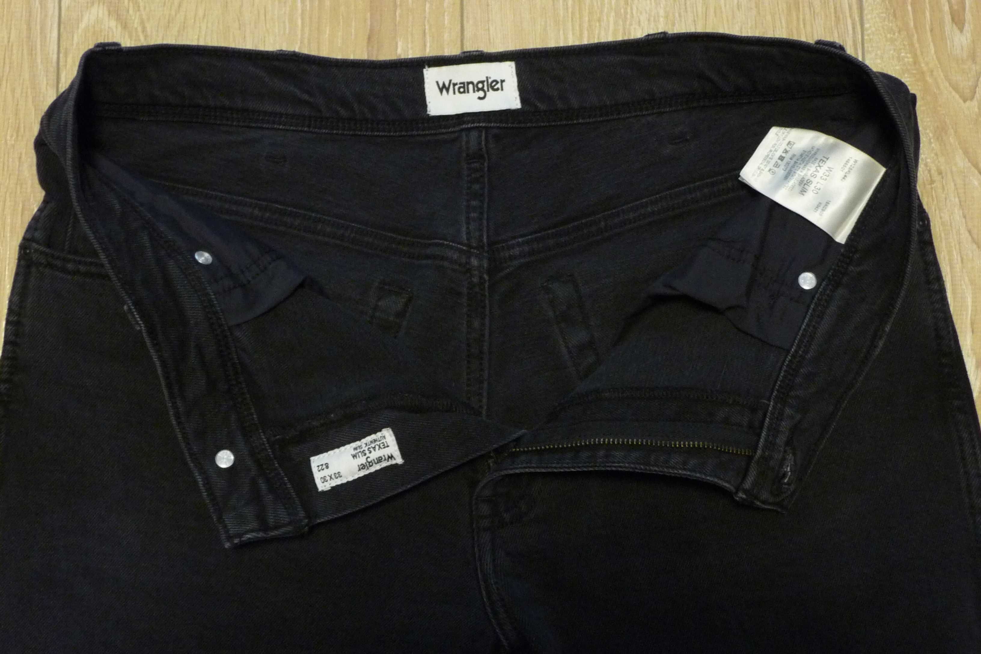 Spodnie męskie jeans WRANGLER TEXAS SLIM 822 - rozmiar W33 L30
