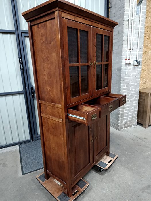 Kredens drewniany, kolonialny, import