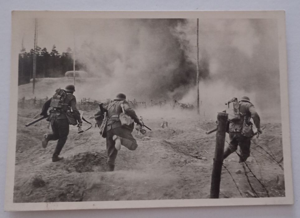 Militaria de Trincheira Werhmatch Postais propaganda