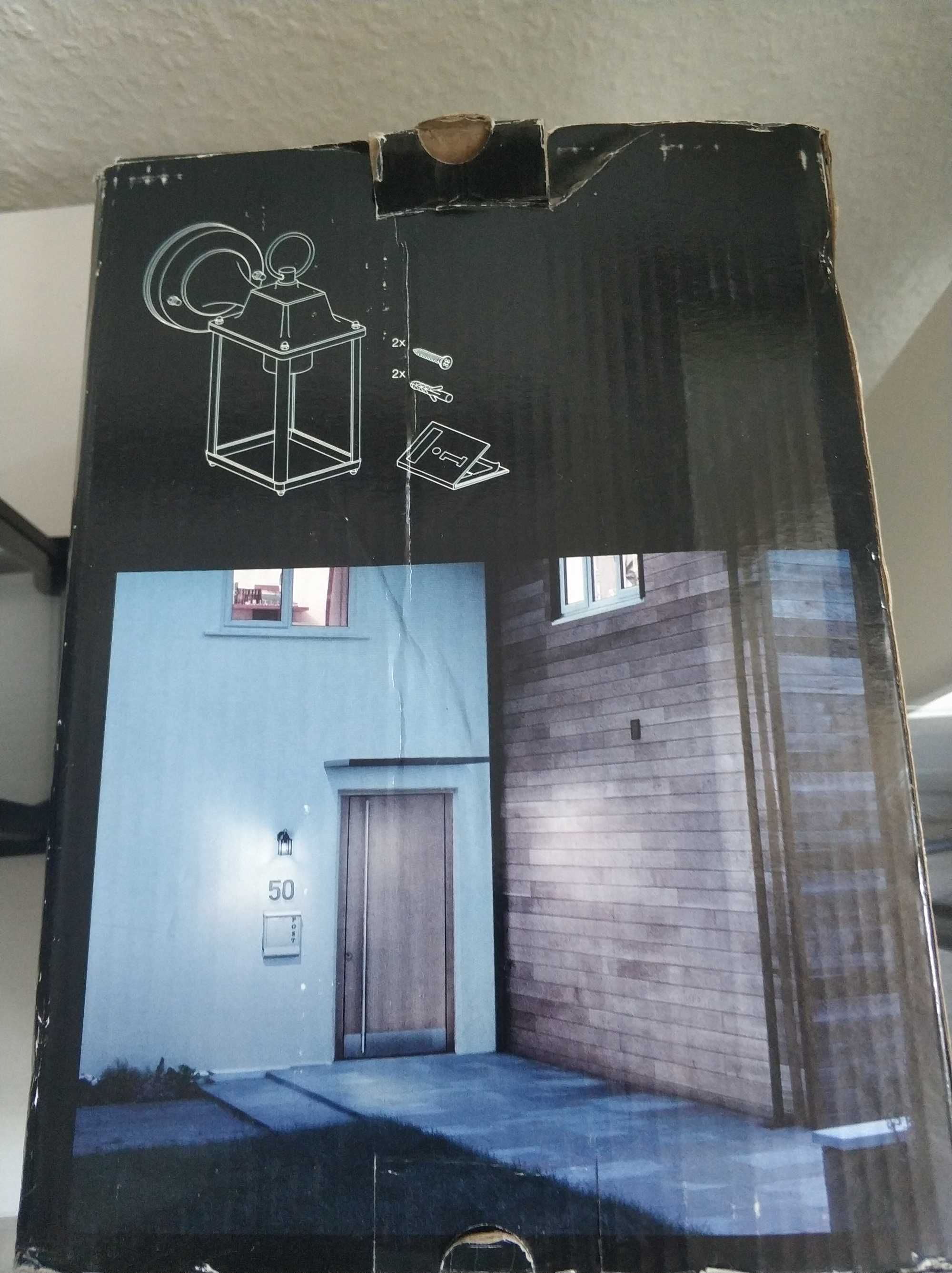 Lampa Elewacyjna Ścienna Kinkiet Ogrodowy Zewnętrzny Oprawa Latarnia
