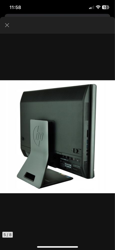 Komputer AIO HP 600 G1 i5-4590S 8GB SSD WIN10
