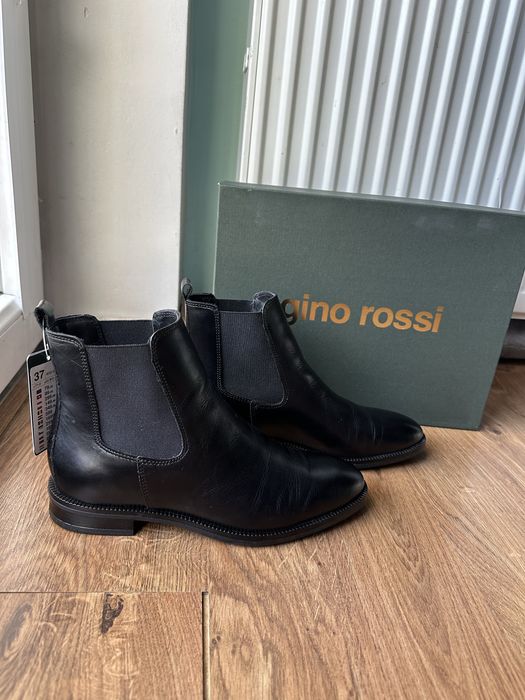 Nowe z metką skórzane Botki Gino Rossi 37
