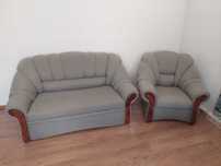 komplet wypoczynkowy 2+1 sofa + fotel  funkcja sspania