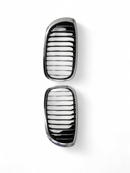 Nerki grill chrom bmw e46 coupe cabrio lift oryginal polift chromowe