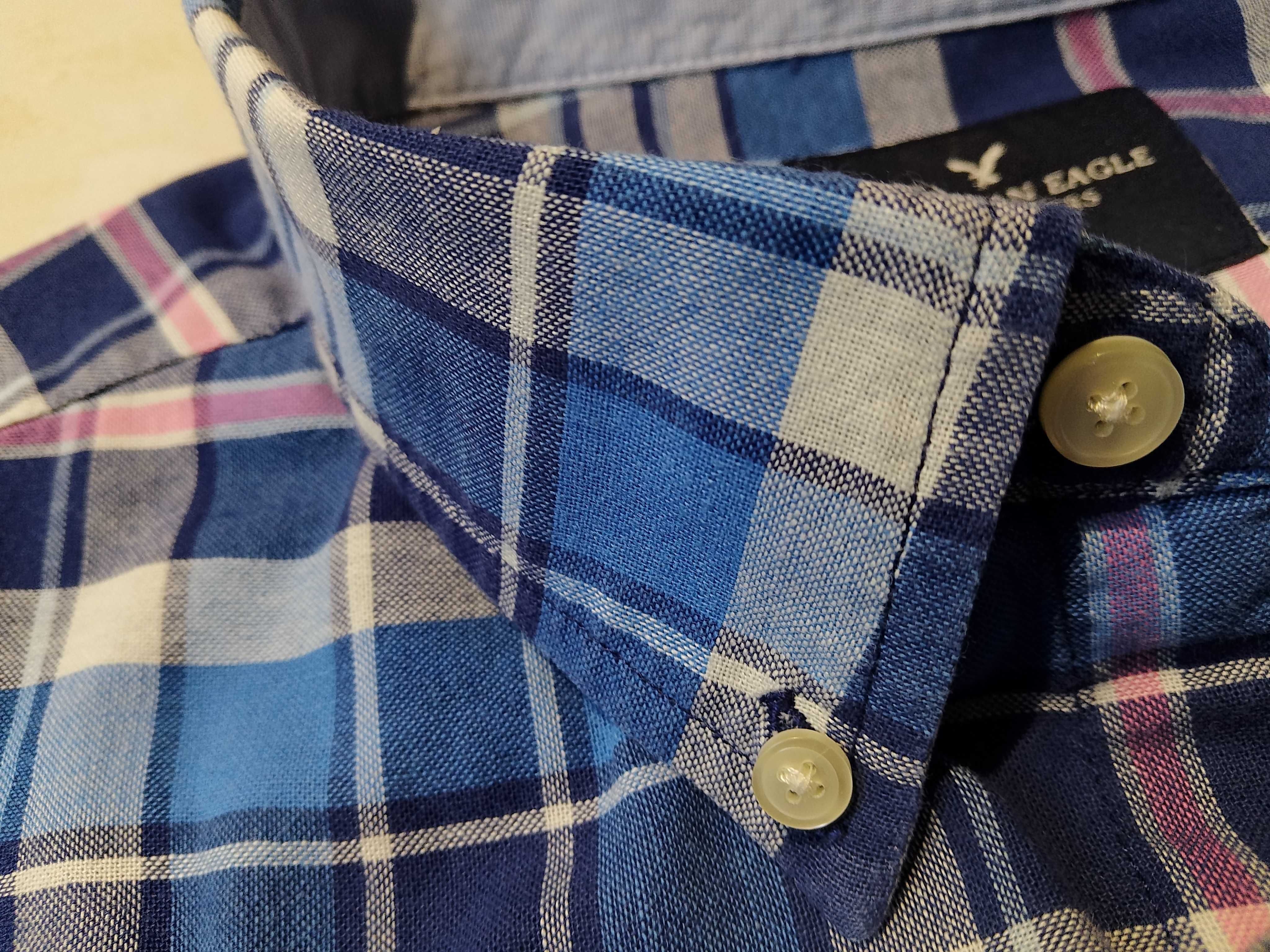 AMERICAN EAGLE USA - NOWA! z LOGO Koszula Męska rozmiar XXL