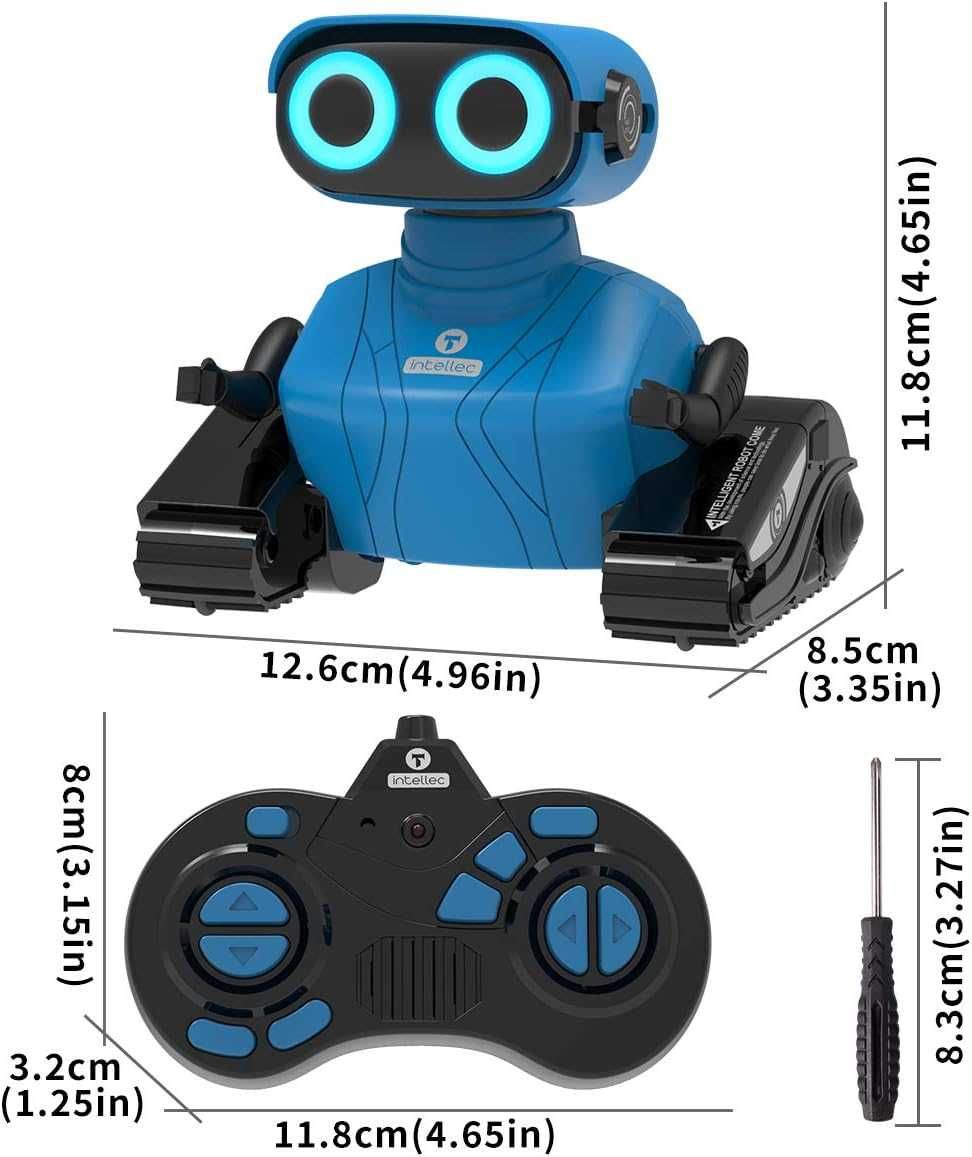 Zdalnie sterowany robot jeżdżący RC dla dzieci, czujnik, oczy LED, HIT