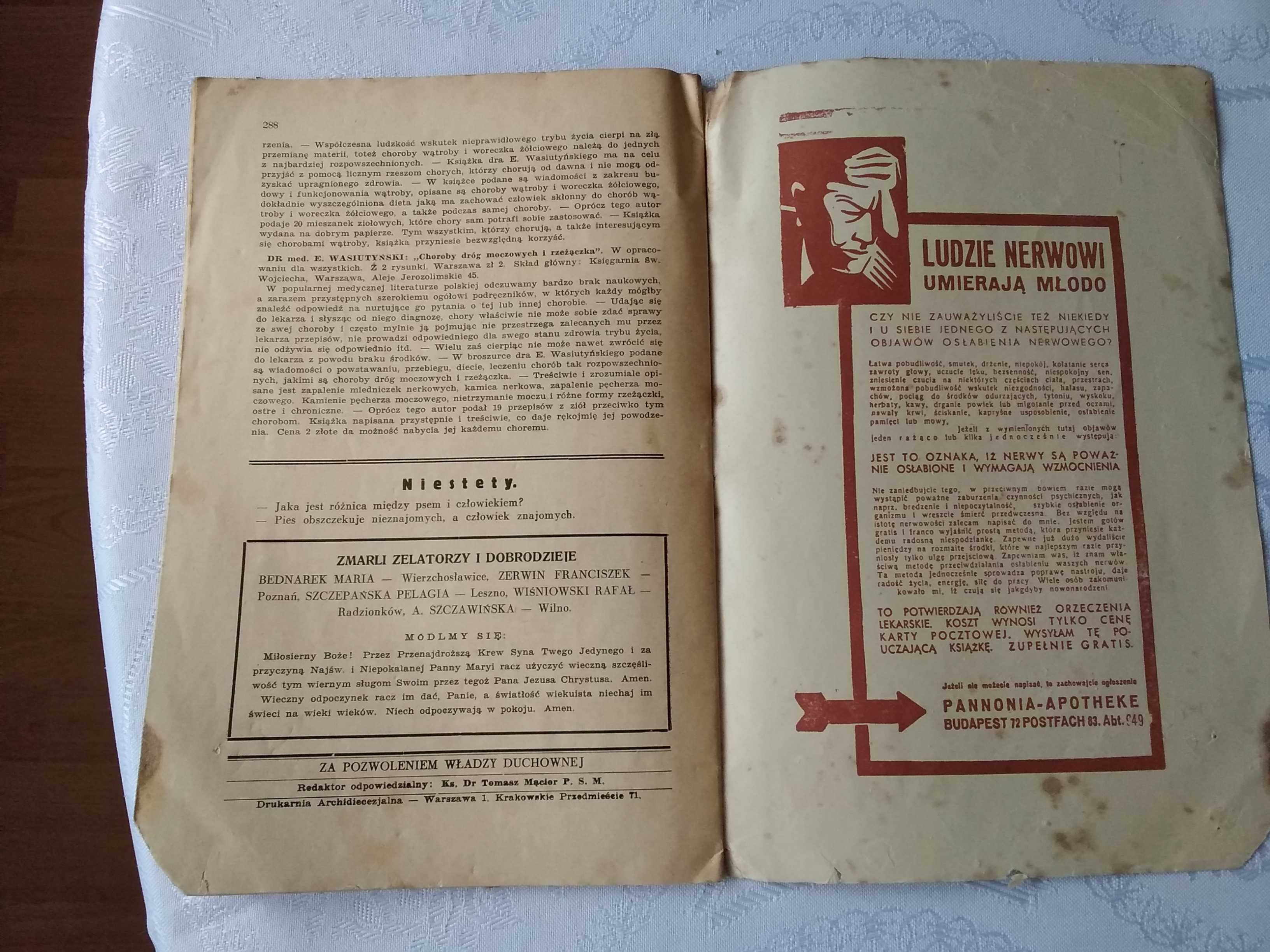 Królowa Apostołów nr 9 1948 wydawnictwo księży Pallotynów