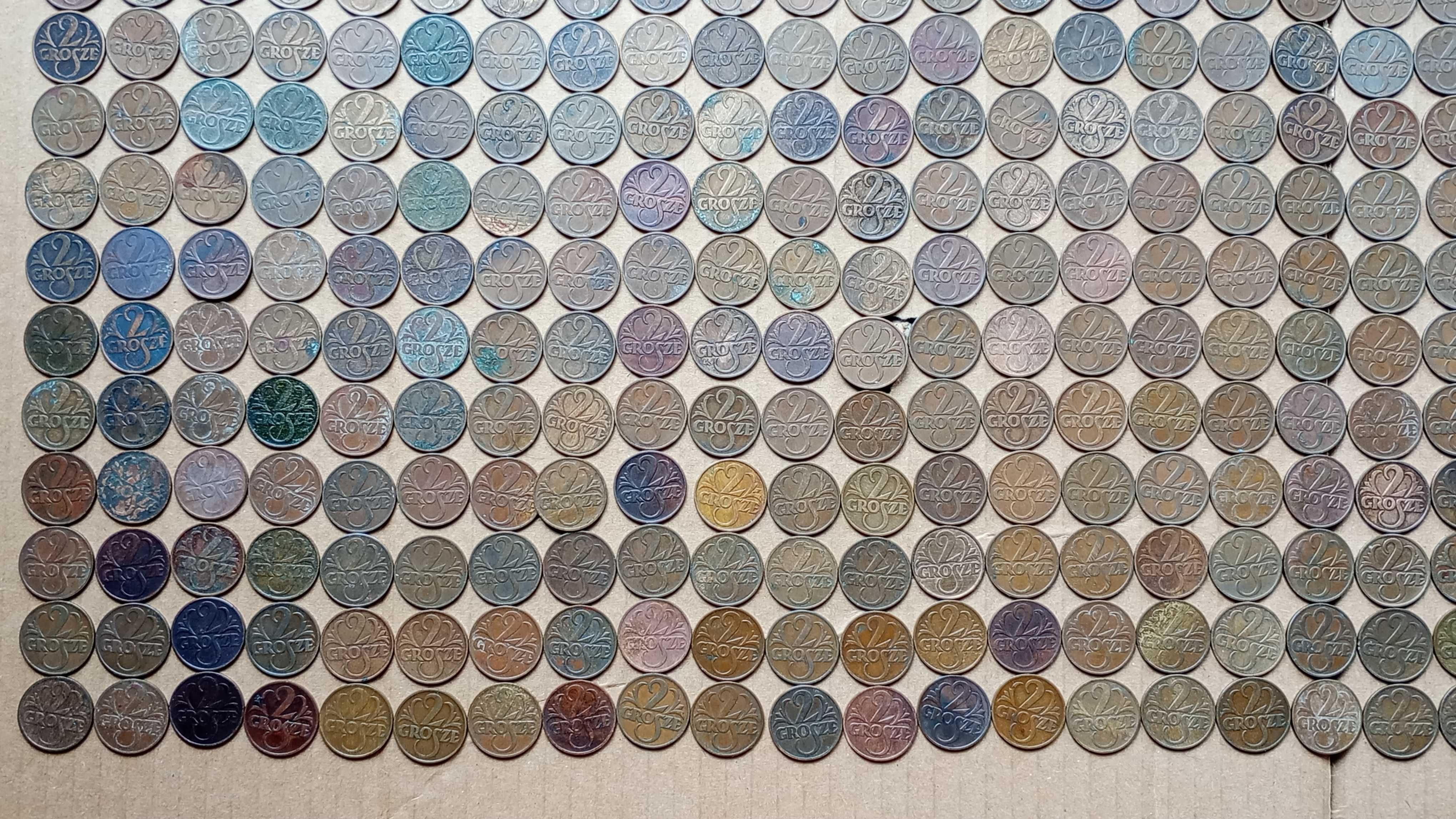Stare monety L 484 monet Ogromny zestaw groszy 2RP