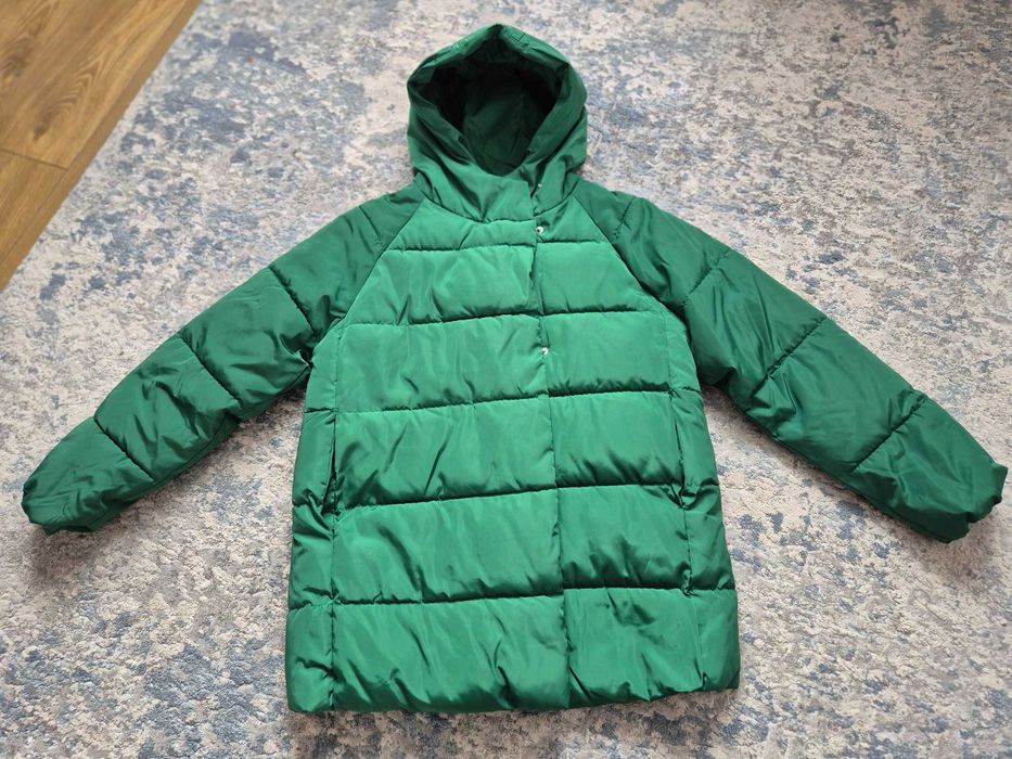 Kurteczka zimowa dla dziewczynki, zielona RESERVED 152