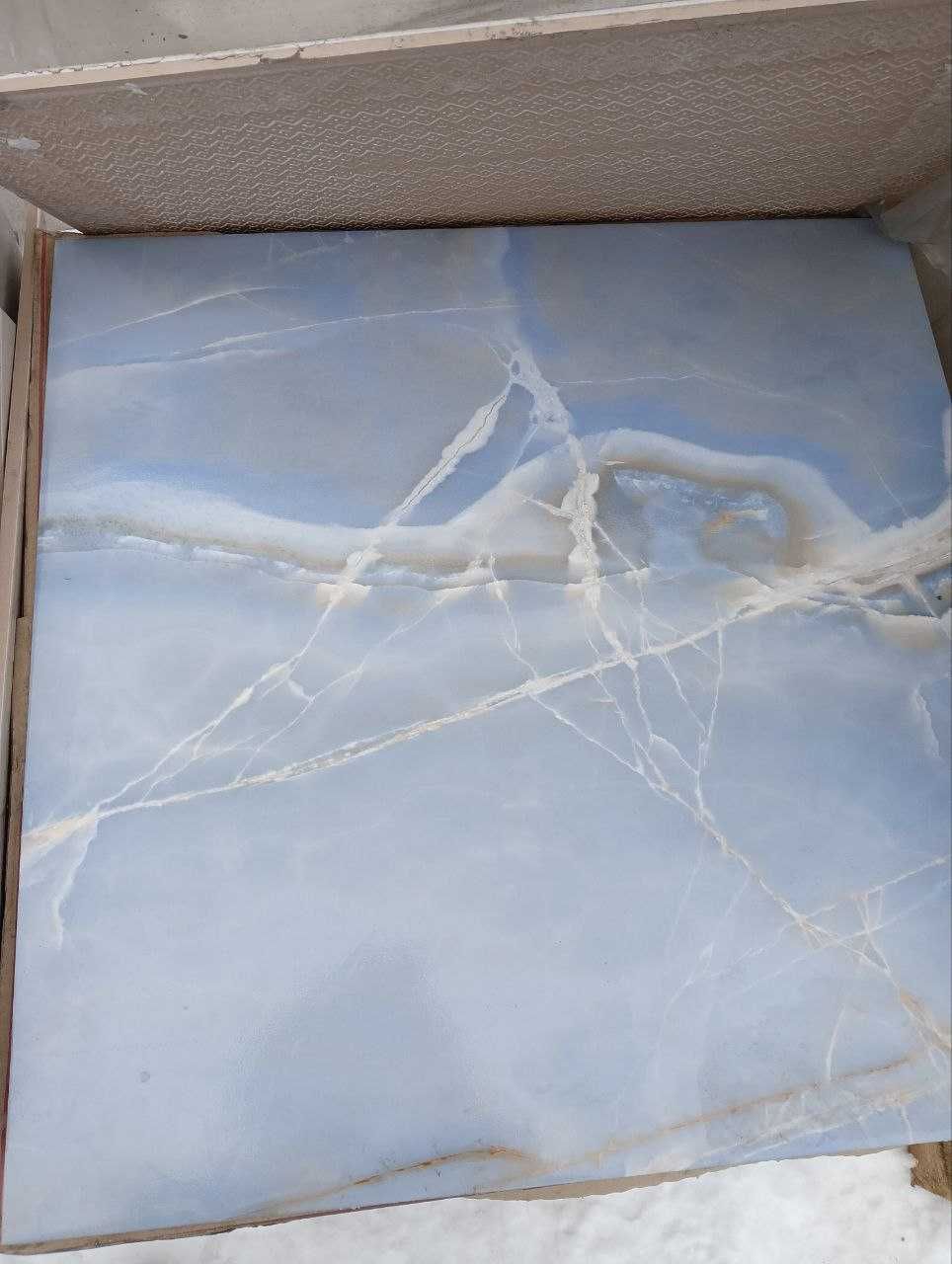 Голубая Плитка на Пол Onyx Blue Матовая 60,7x60,7 см