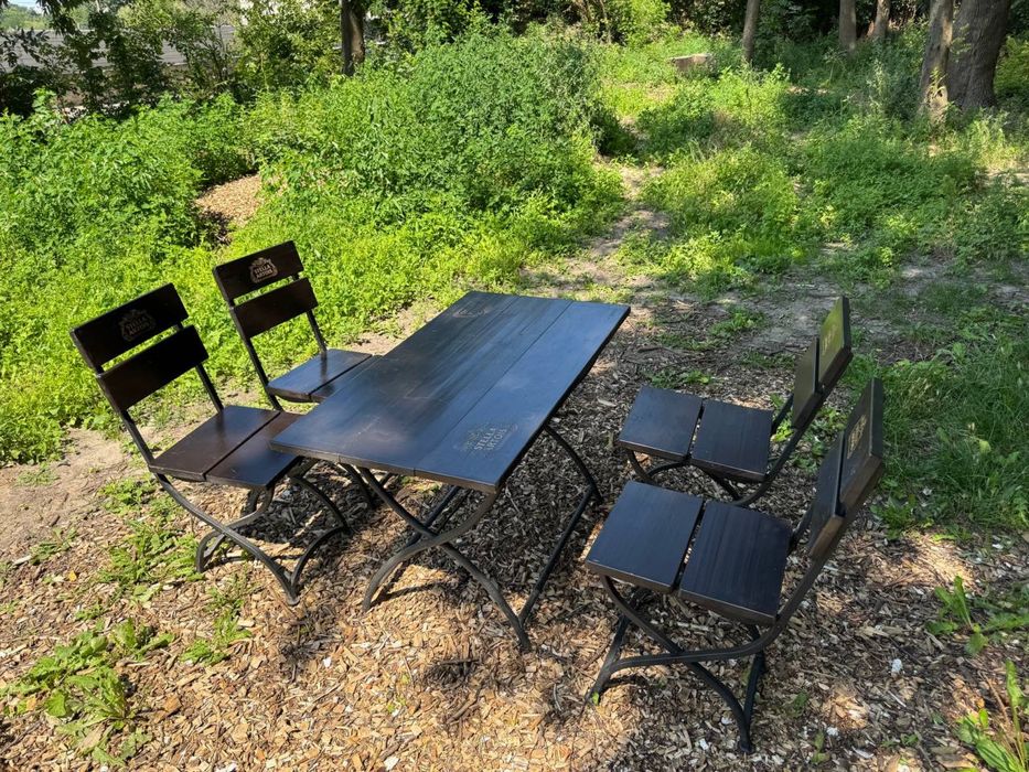 Комплект садових меблів стіл + 4 стільці