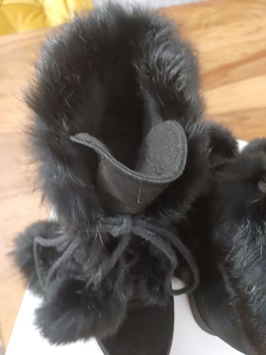 Botki z naturalnym futerkiem R.Polański