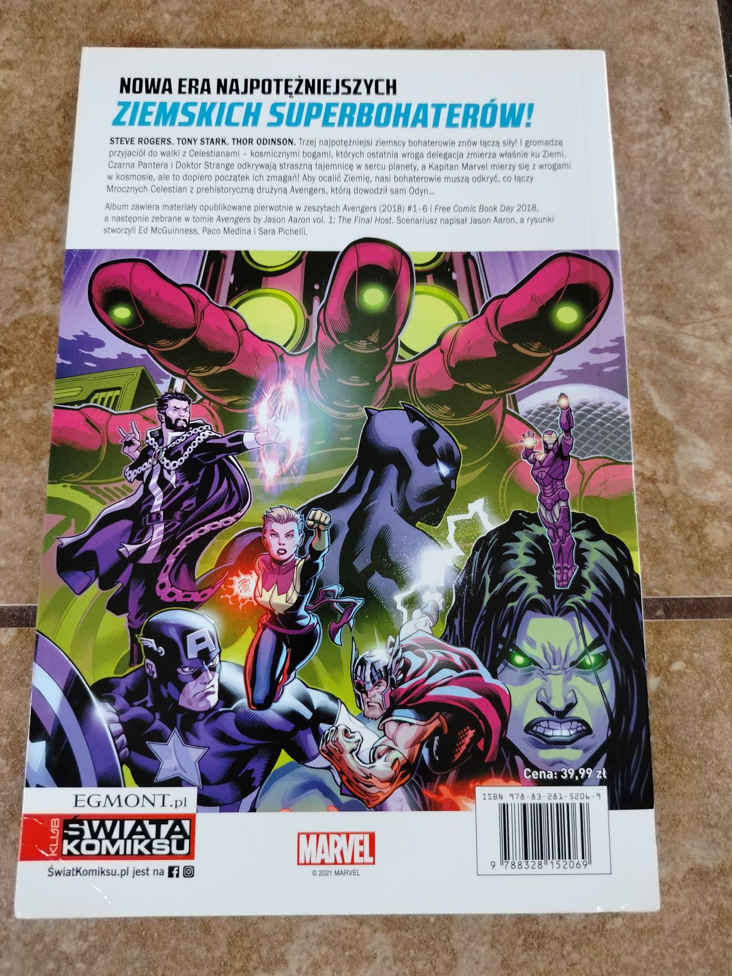Komiks Marvel Avengers: Ostatnia Fala