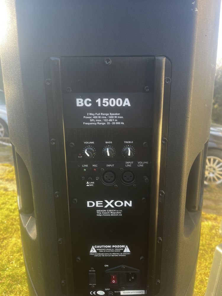 Dexon kolumny aktywne pasywne BC 1500A