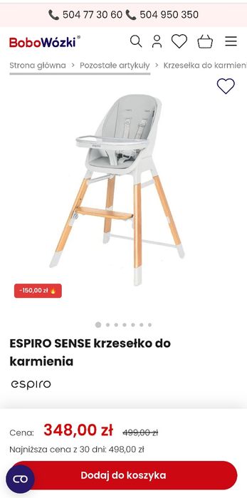 Krzesełko do karmienia Espiro