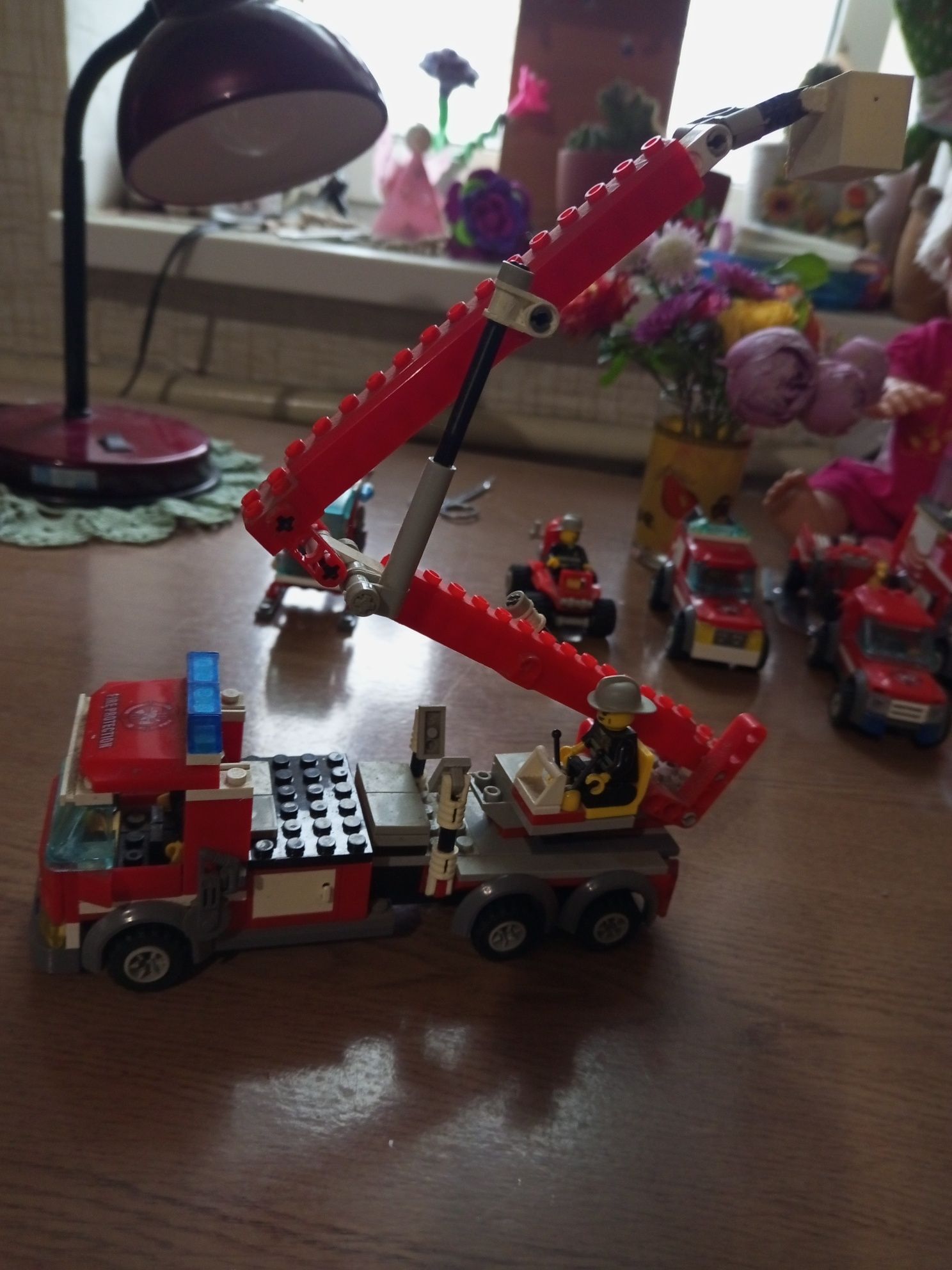 Лего  пожарные машины