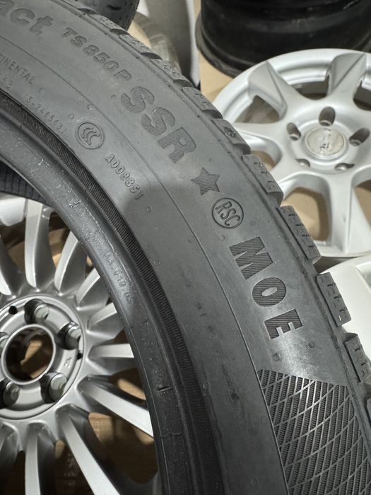 245/45R18 Continental Winter Contact TS850P Run Flat 2шт 2022рік