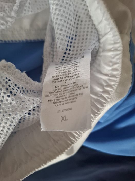 Spodenki kąpielowe męskie M/L granatowe niebieskie białe