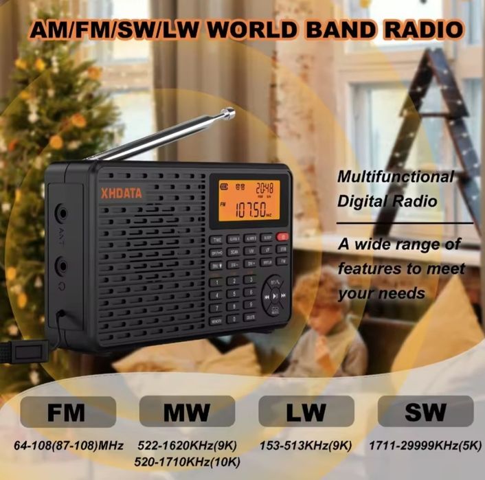 Радіоприймач XHDATA D109