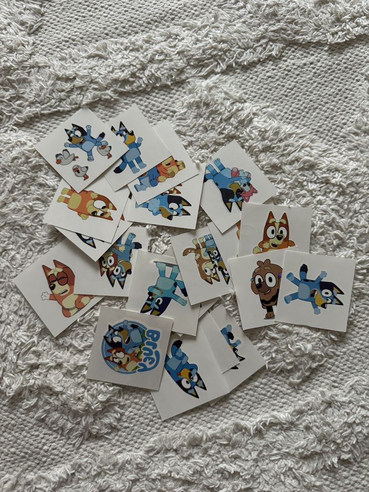 Tatuagens temporarias da Bluey
