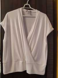 Bluzka biała XL HM Nowa bez metki