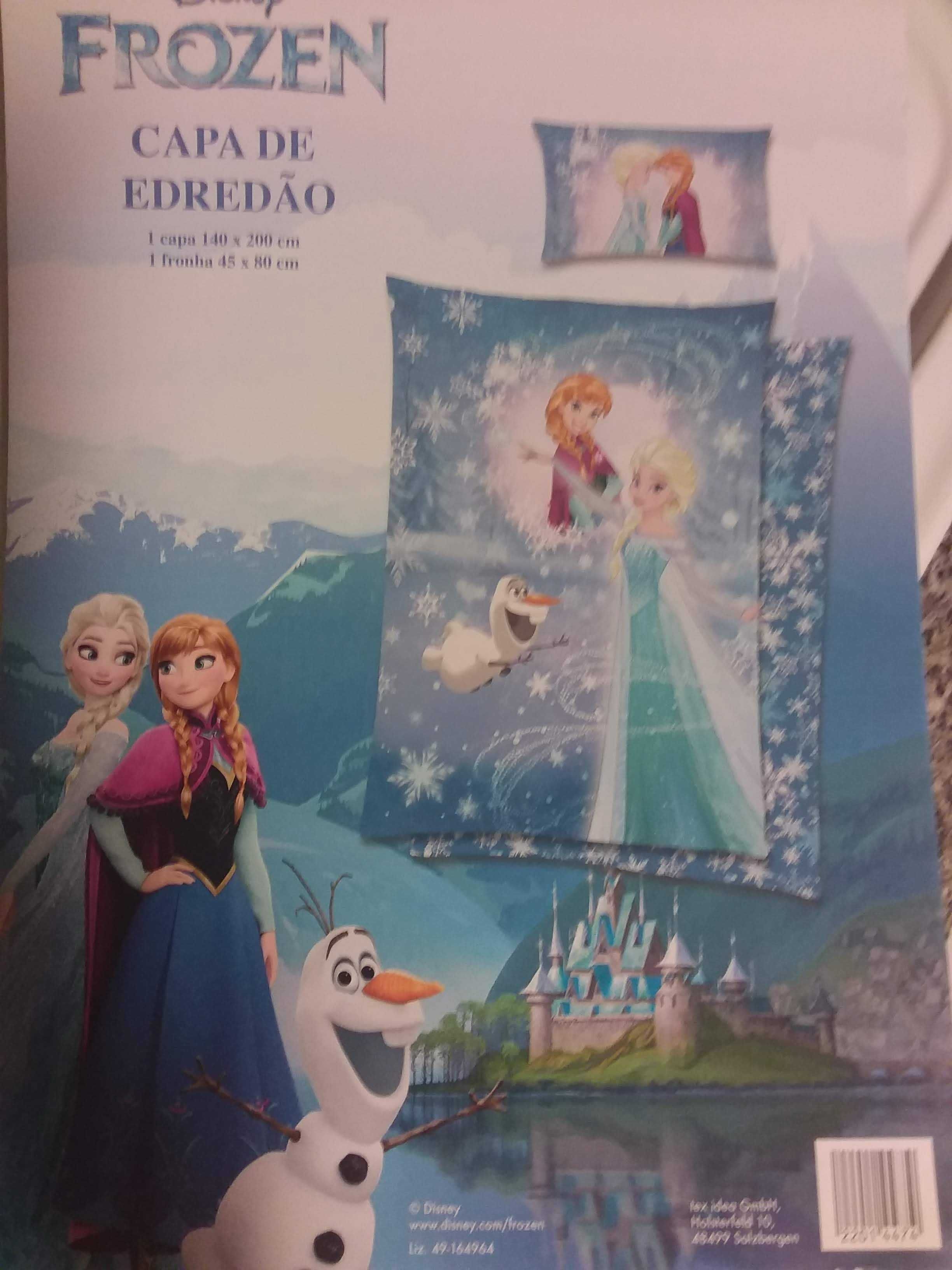 Capa de edredom, tema Frozen da Disney