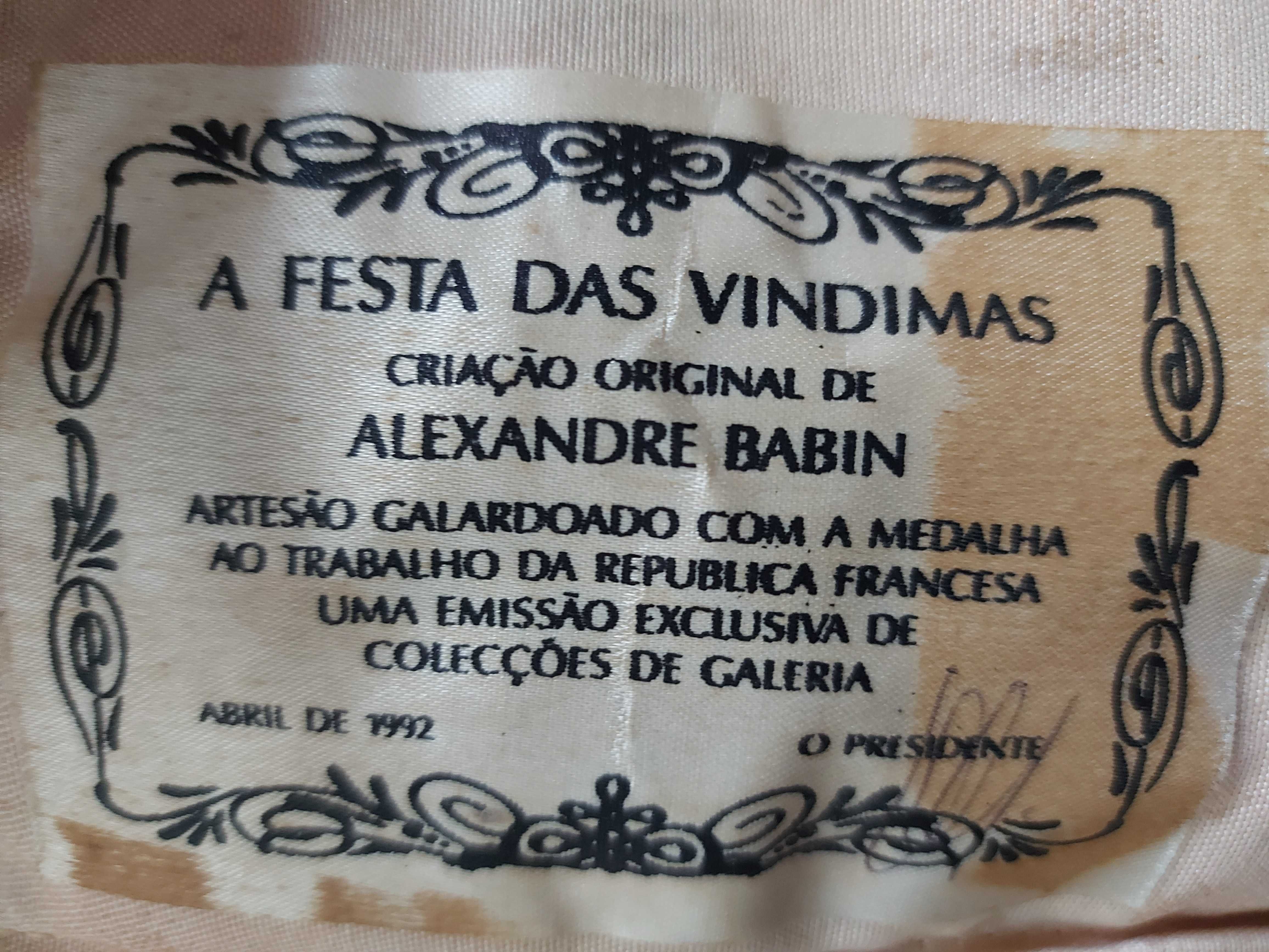 Tapeçaria de parede Francesa de Alexandre Babin (A festa das Vindimas)