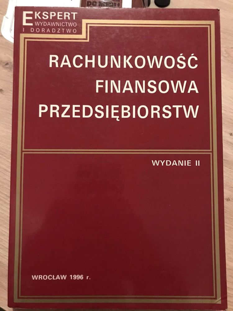 Książka Rachunkowość finansowa przedsiebiorstw wydanie II