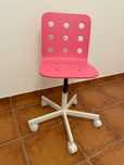Cadeira de escritório criança IKEA (Rosa )