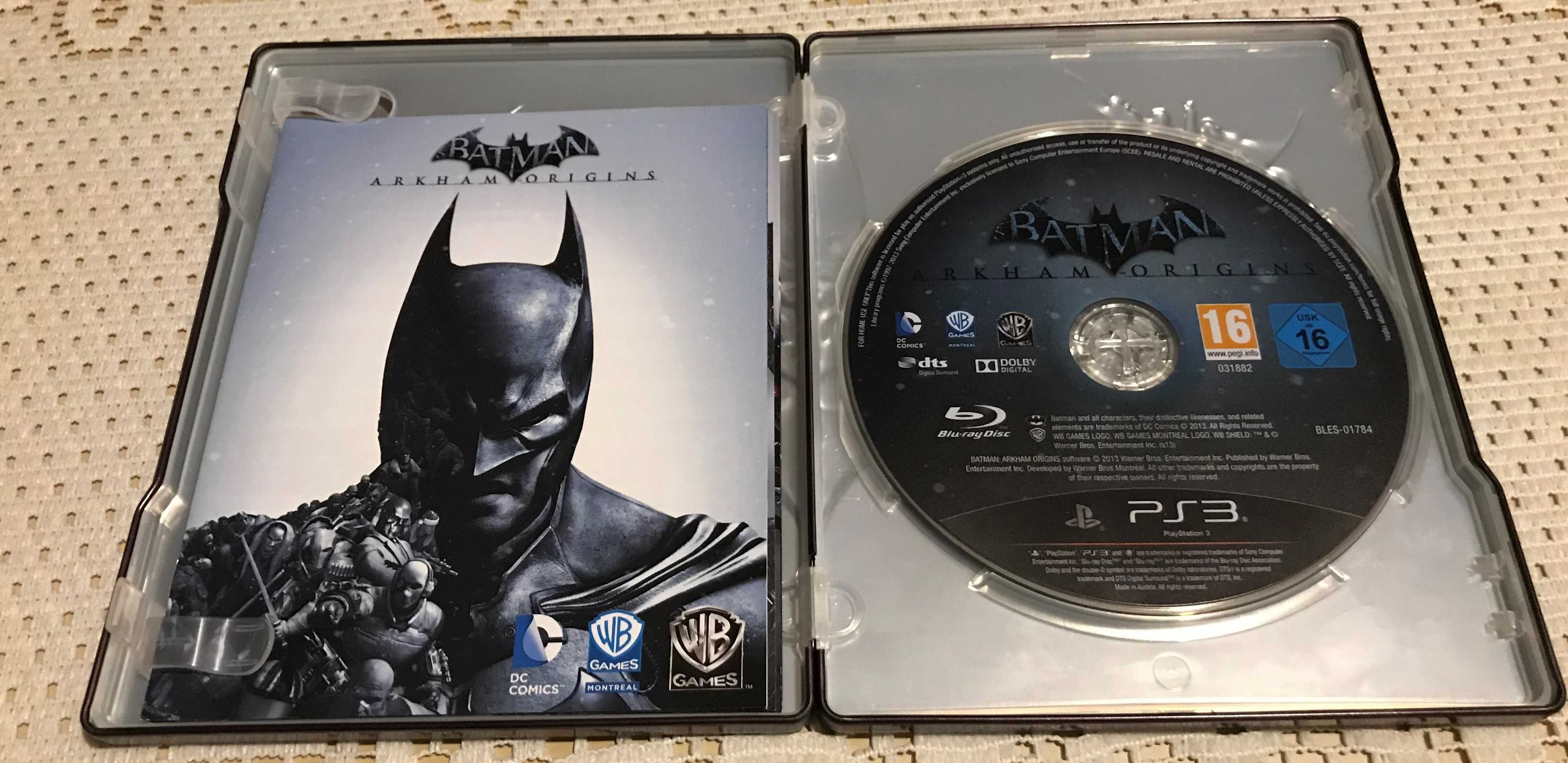 PS3 steel metal book Batman Arkham Origins PL edycja kolekcjonerska