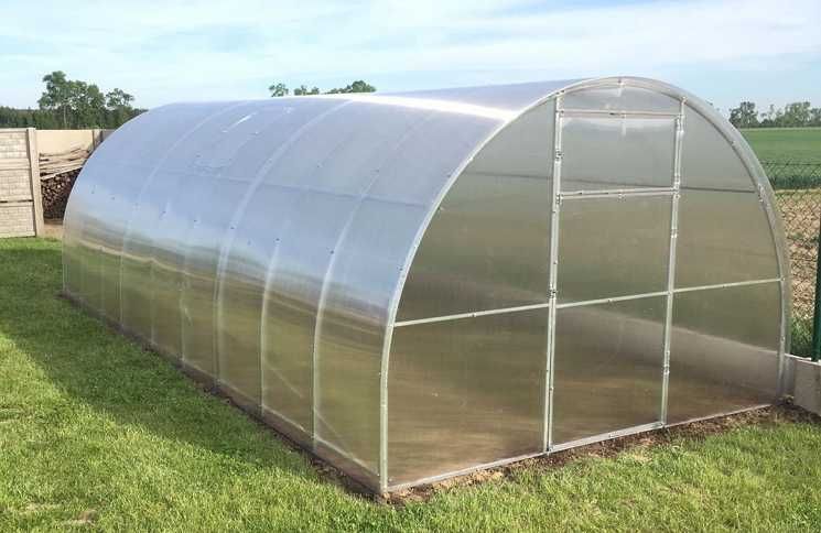 Szklarnia Tunel 3x8m z poliwęglanu komorowego 4mm, profil 40x20mm