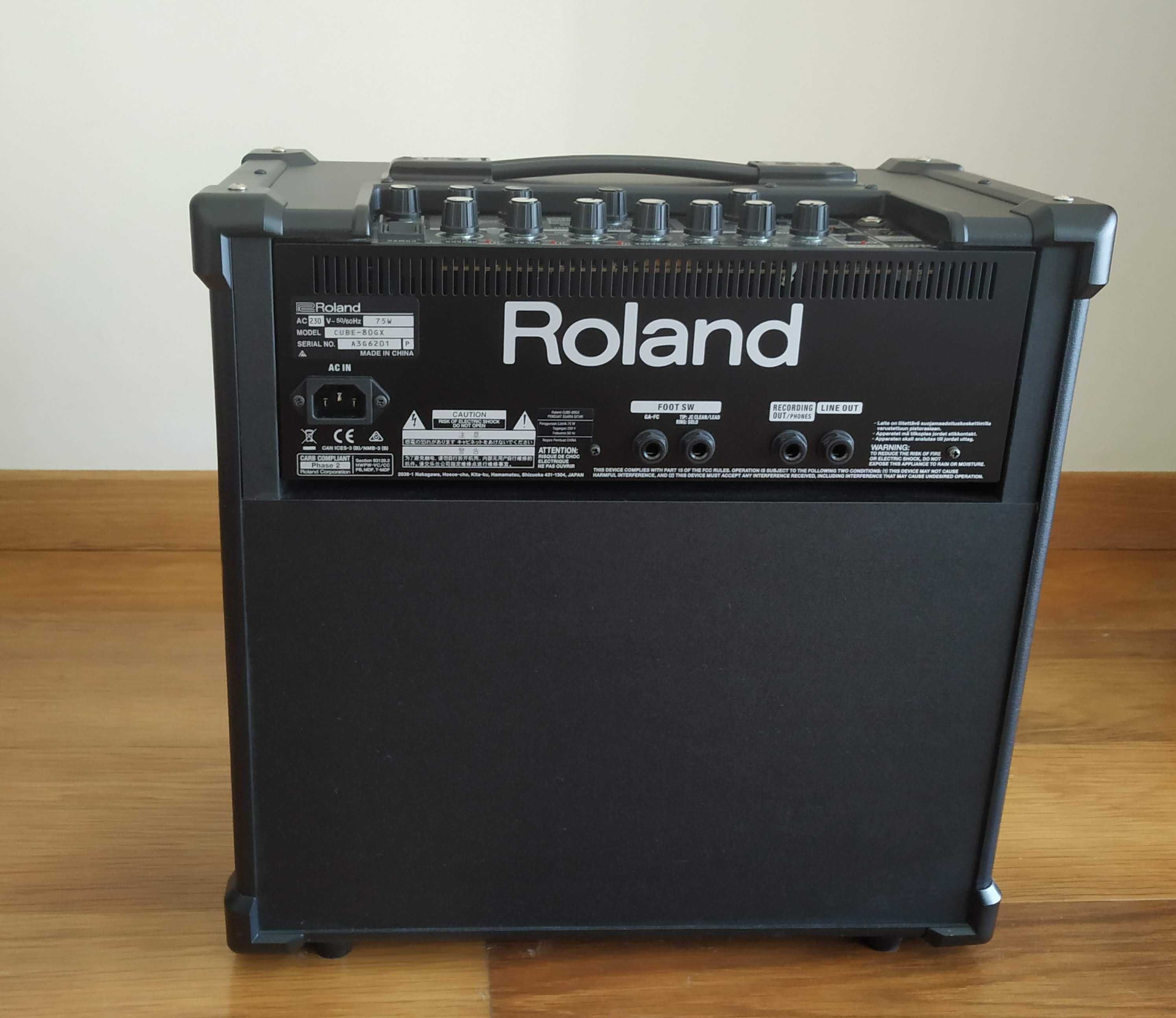 Amplificador de guitarra Roland Cube 80 GX