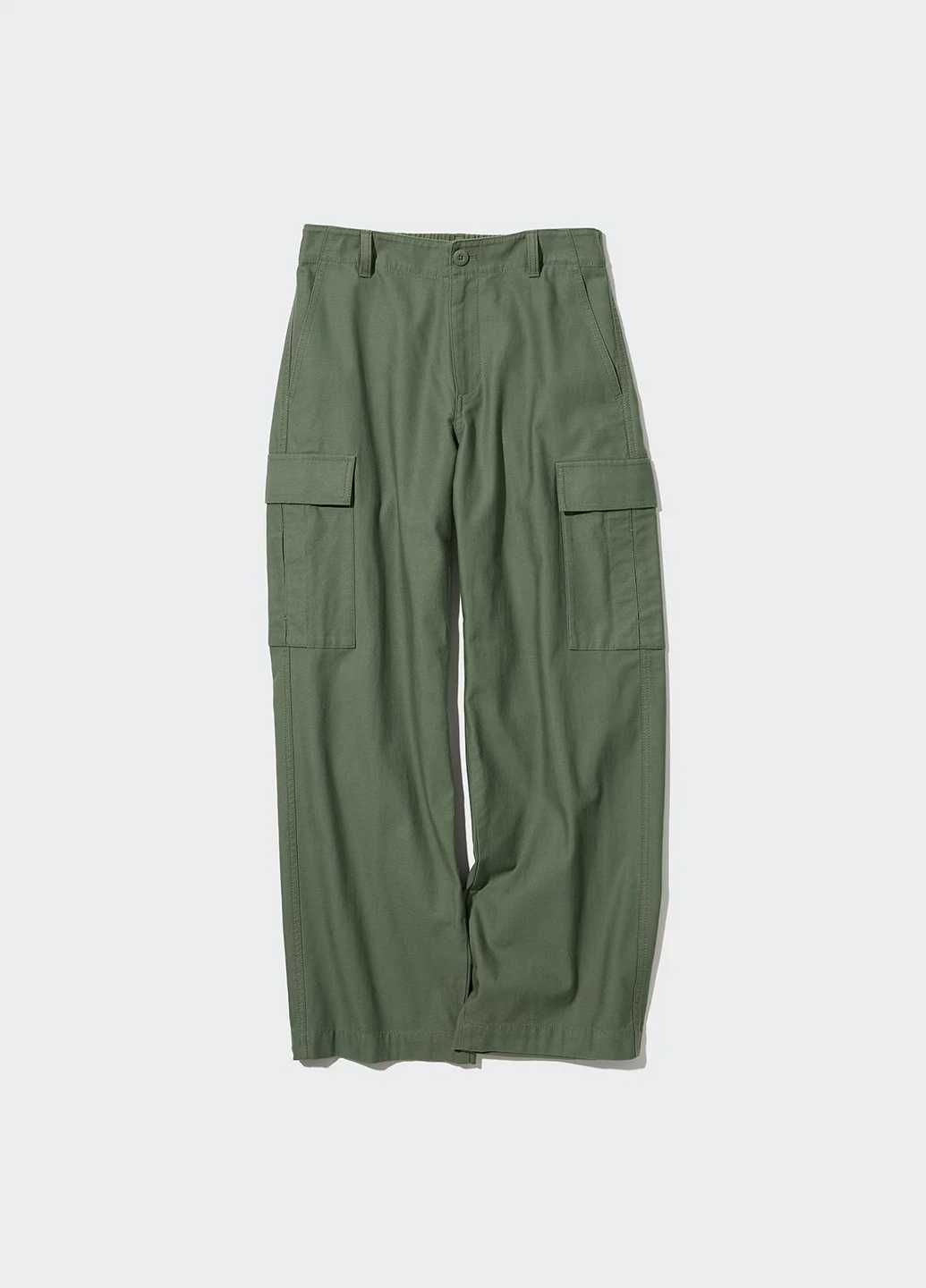 брюки Uniqlo. Wide cargo Long  р XS-S