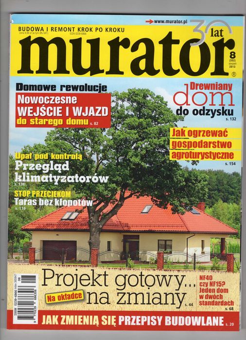 Murator 8(352) 2013 Drewniany dom do odzysku, Upał pod kontrolą