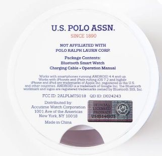 Смарт годинник uspa white round rubber strap smart watch