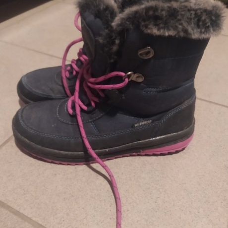 ciepłe buty na zimę dla dziewczyny rozmiar 36