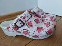 Sanita Damskie buty typu Construction arbuzy watermelon r.37 chodaki d